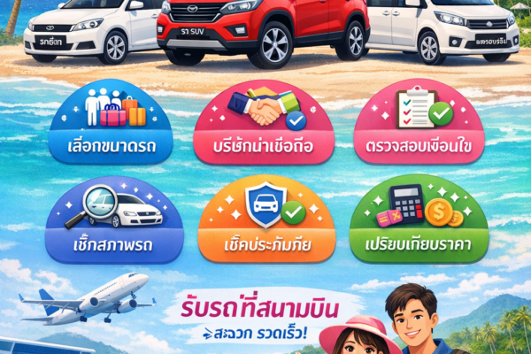 วิธีเลือกรถเช่าในภูเก็ต ให้คุ้มค่าและปลอดภัย