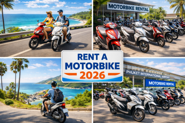 เช่ารถมอเตอร์ไซค์ภูเก็ต ราคาถูก เริ่มต้น 150 บาทต่อวัน เที่ยวภูเก็ตสะดวก เหมาะสำหรับนักท่องเที่ยว
