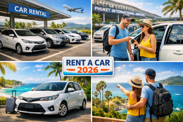 รถเช่าภูเก็ต สนามบิน 2026 บริการเช่ารถราคาถูก รับรถที่สนามบินภูเก็ต สะดวกสำหรับนักท่องเที่ยว